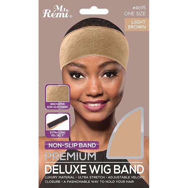 Ms. Remi Deluxe Non-Slip Wig Band, 1 Count, Light Brown
