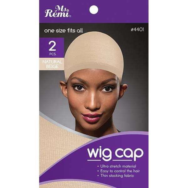 Ms. Remi Wig Cap, 2 Count, Natural Beige