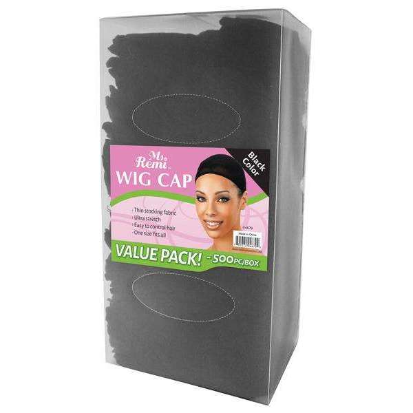Ms. Remi Stocking Wig Cap Value Pack, 500 Count, Black