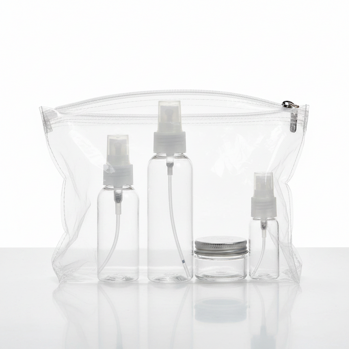 Ozen Series Spray Top Travel Bottle 3oz, 1 Count, Clear