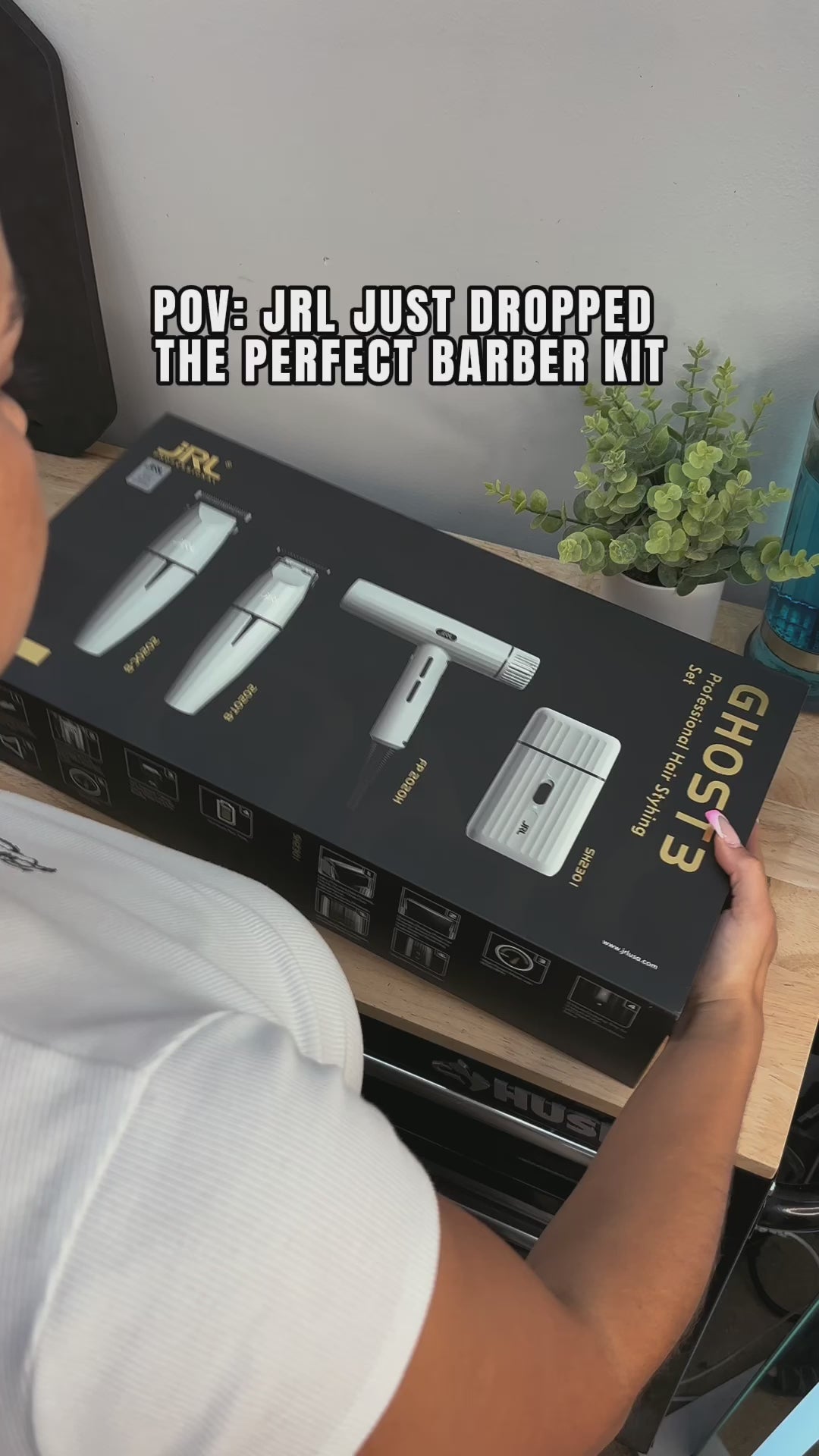 JRL Ghost 4 Piece Barber Kit