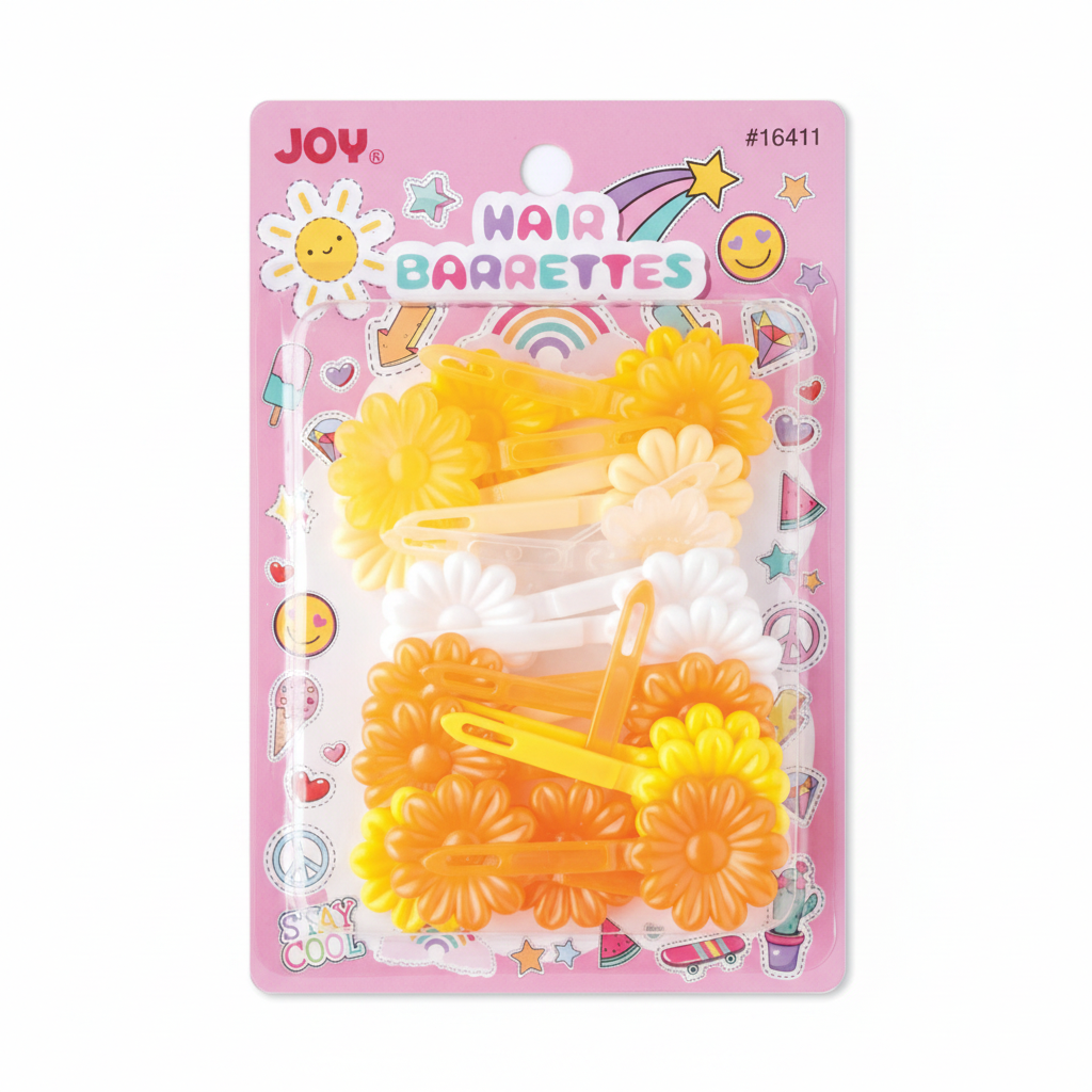 Joy Daisy Barrettes Assorted