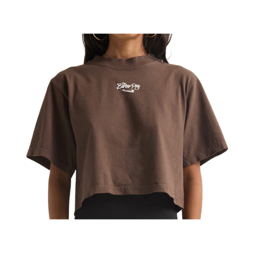 Barber Plug Heavy Weight Women's Crop Top
