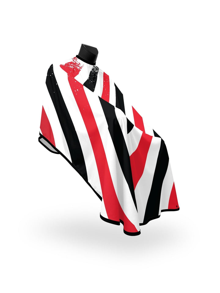 Red XL Pole Stripe PRO Cape