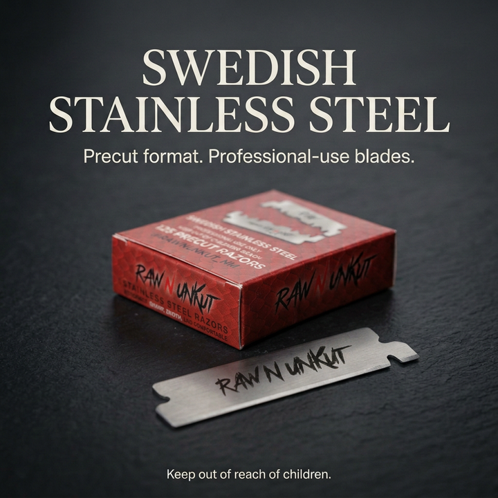 RAW N UNKUT PRECUT RAZOR BLADES