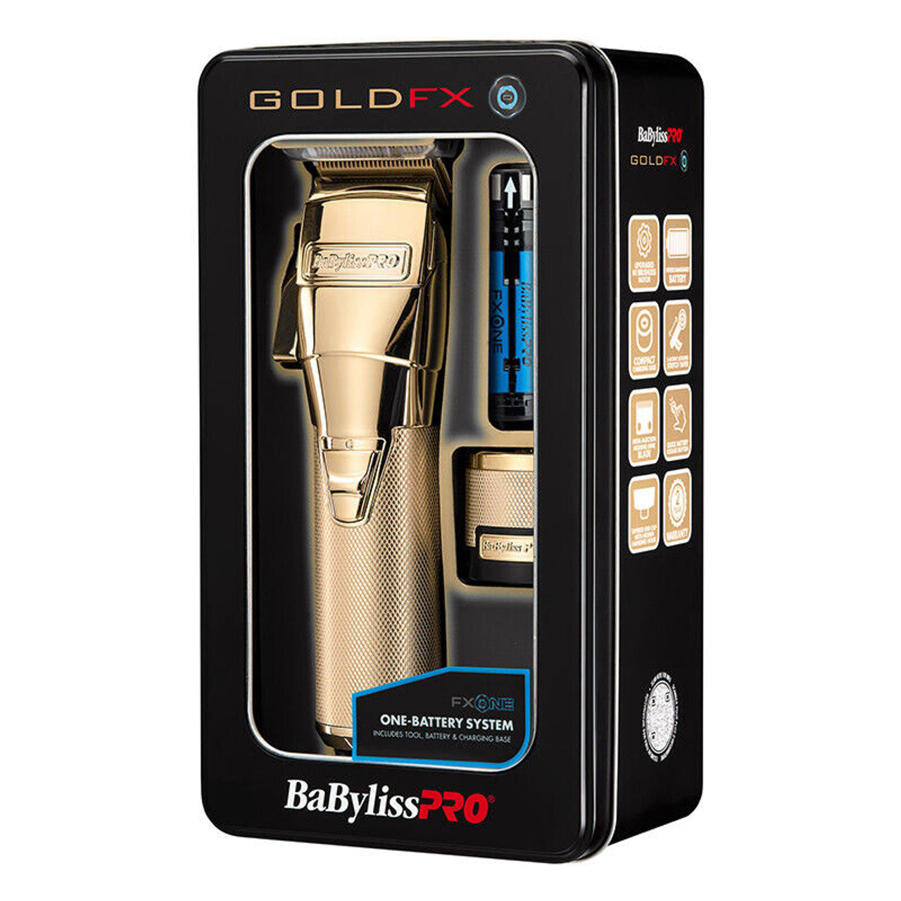 BaBylissPRO FXONE Clipper - Gold, Black, and Blue