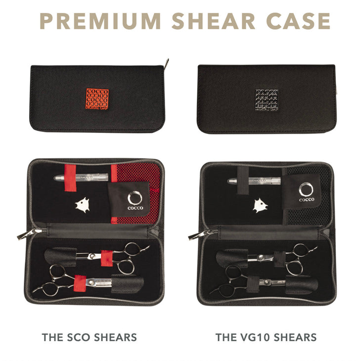 VG10 Blunt and Including 6" 29 Tooth Thinning Shear Set - Select Size