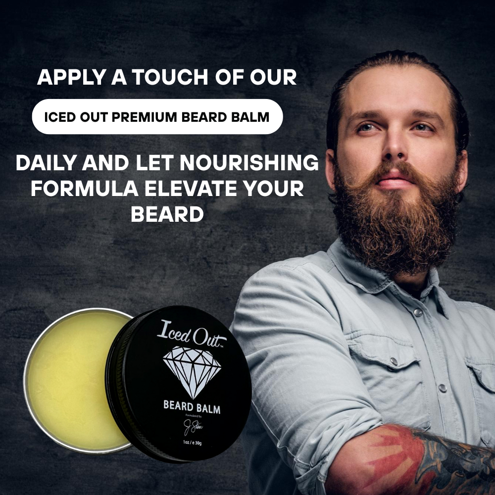 Iced Out Premium Beard Balm 1 oz