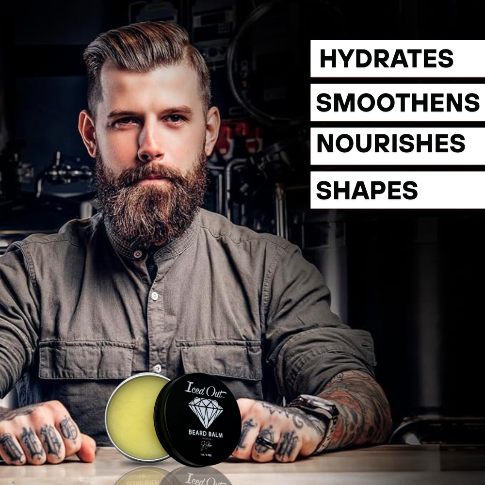 Iced Out Premium Beard Balm 1 oz