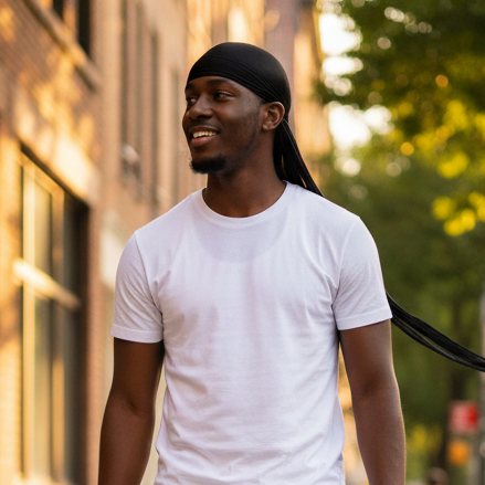 Mr. Durag Spandex Durag, 1 Count, Black