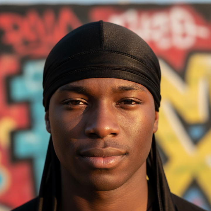Mr. Durag Spandex Durag, 1 Count, Black