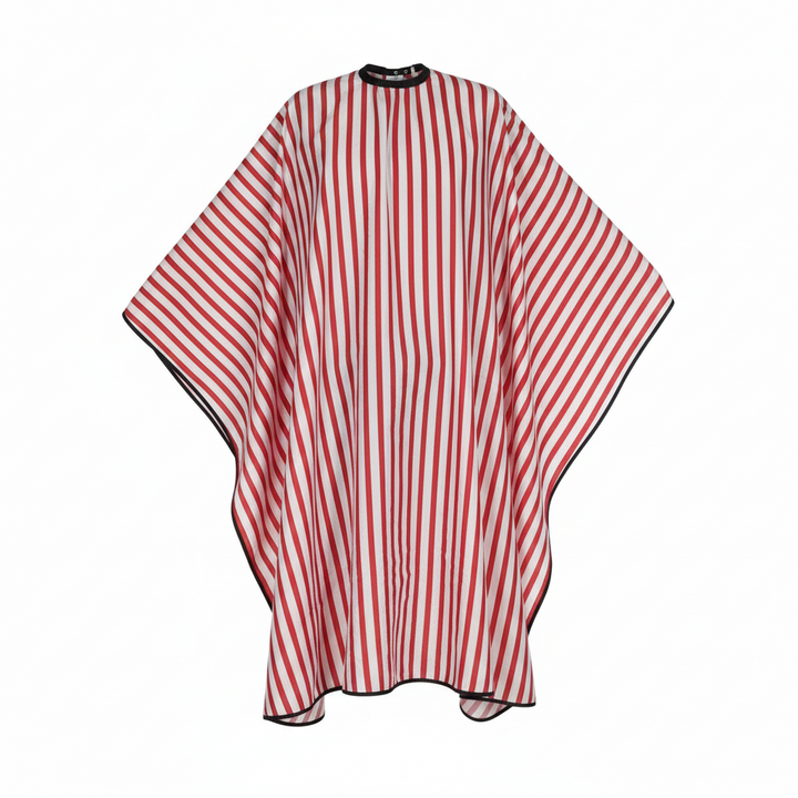 Annie Barber Styling Cape, 1 Count, Red & White Stripes