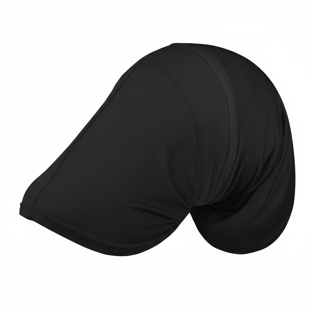 Mr. Durag Stylish Jumbo Stocking Cap, 1 Count, Black