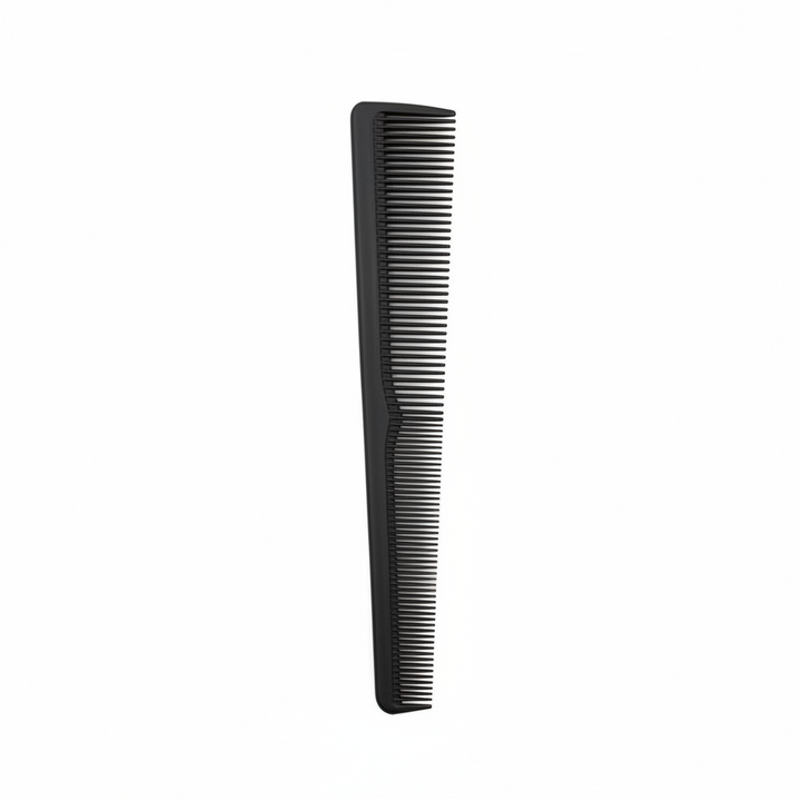 Annie Royal Crown Series Carbon Barber Comb 7 Inch, 1 Count, Black