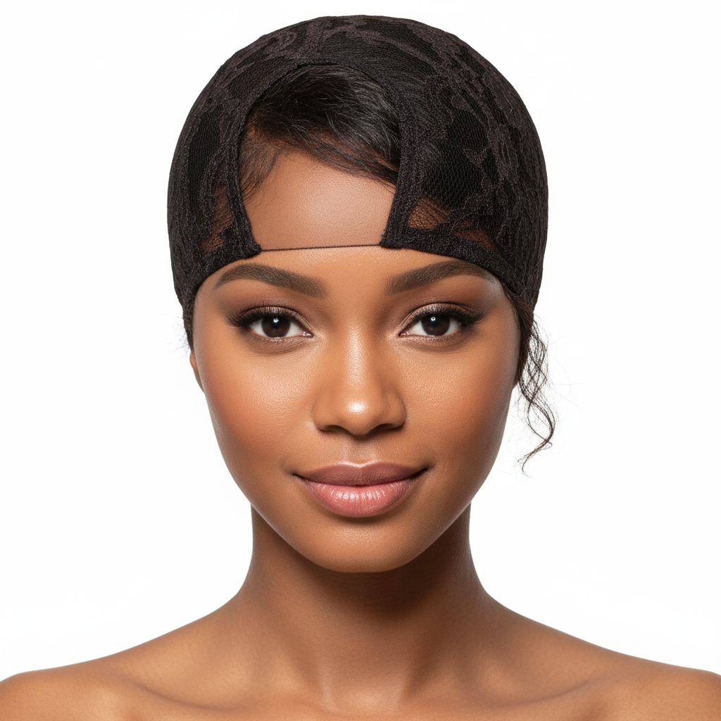 Ms. Remi Right U-part Weaving Cap, 1 Count, Brown