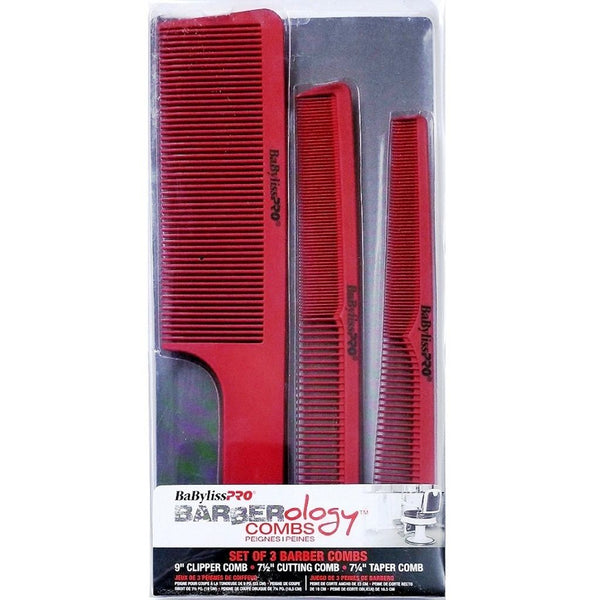 BaByliss Barberology Red Comb Set