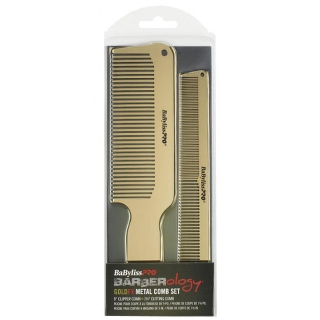 BaByliss Barberology MetalFX Comb Set 2PK